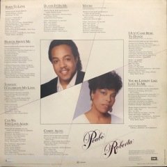 Peabo Brayson Roberta Flack Born To Love LP Plak