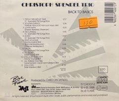 Christoph Spendel Trio Back To Basics Jazz CD