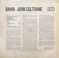 John Coltrane Bahia LP Plak