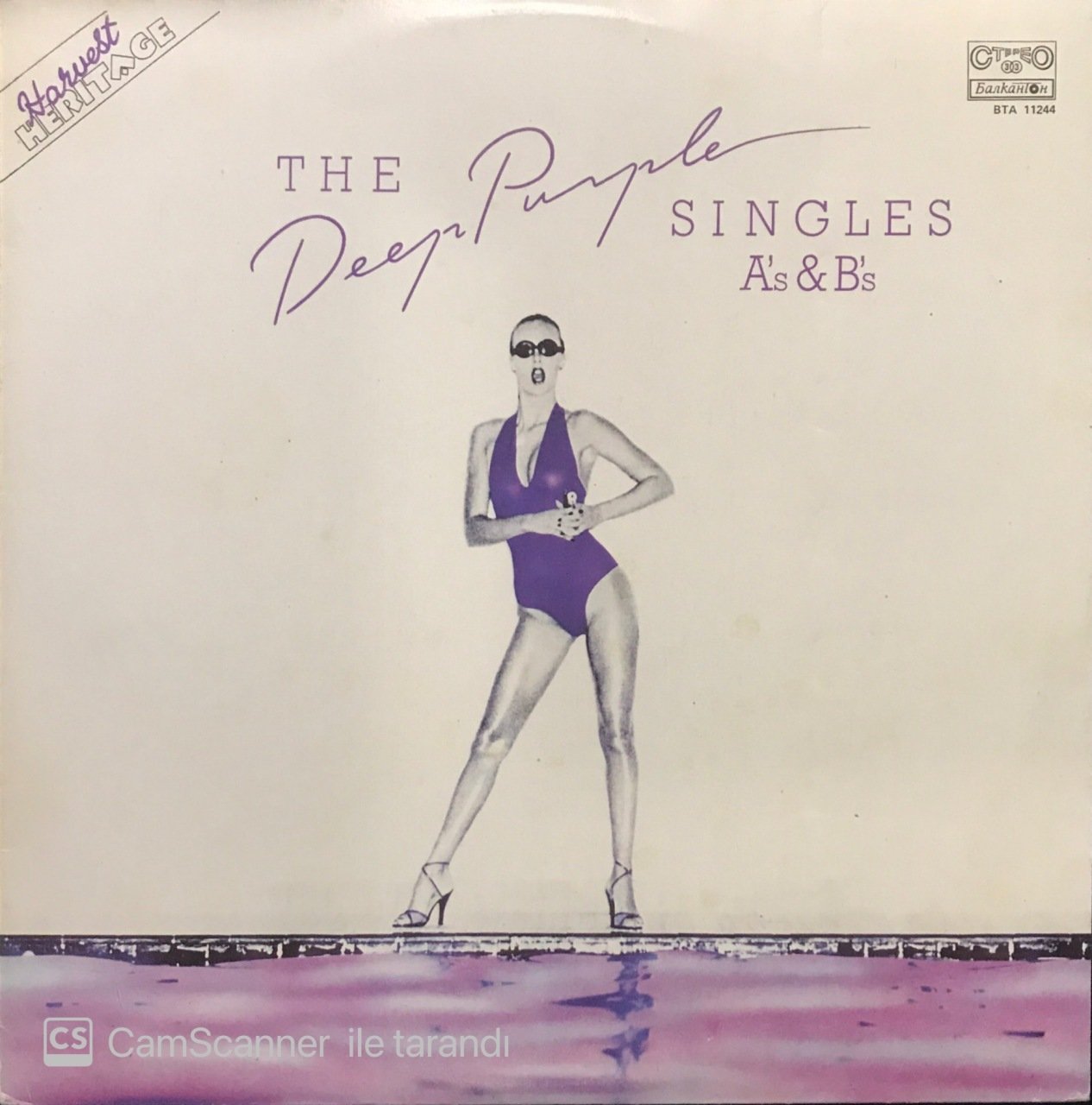 Deep Purple Singles A's & B's LP Plak