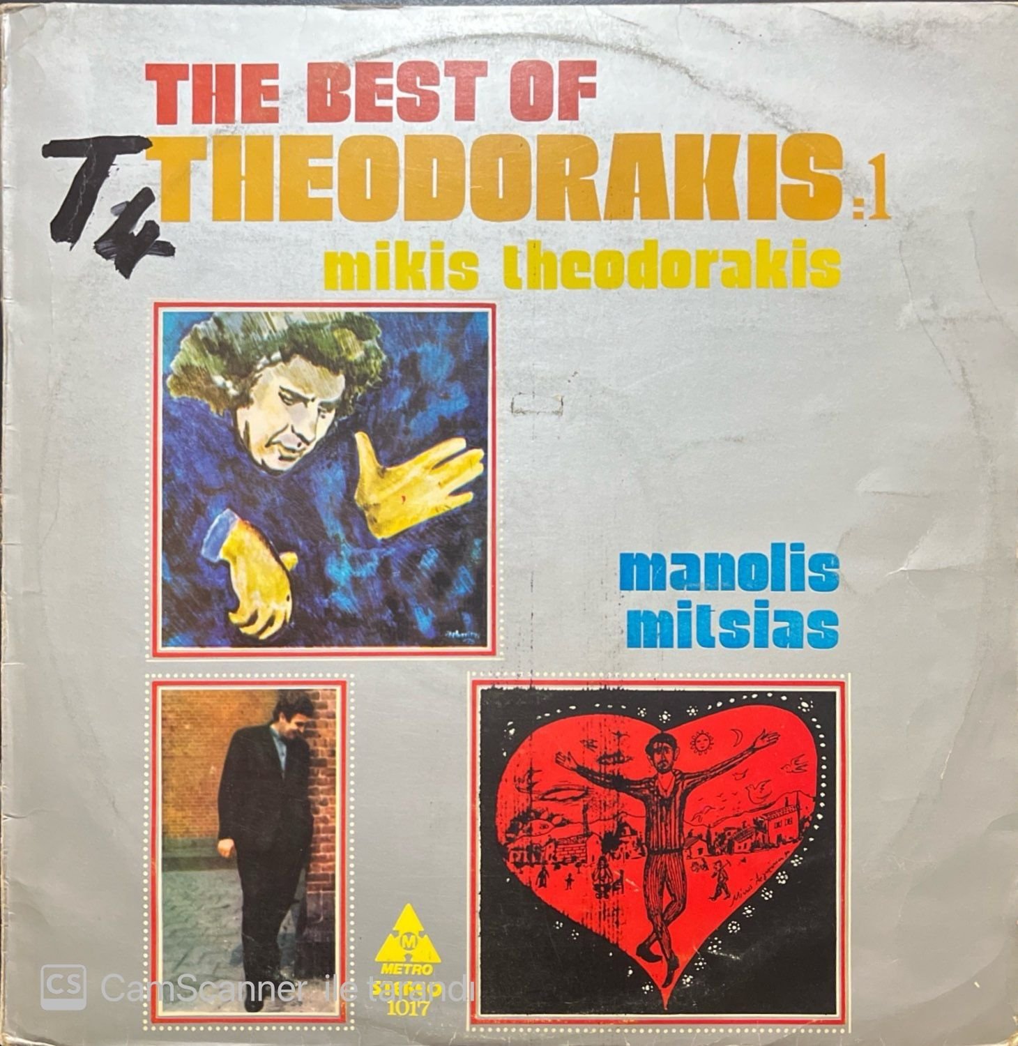 Mikis Theodorakis The Best Of Theodorakis : 1 LP Plak