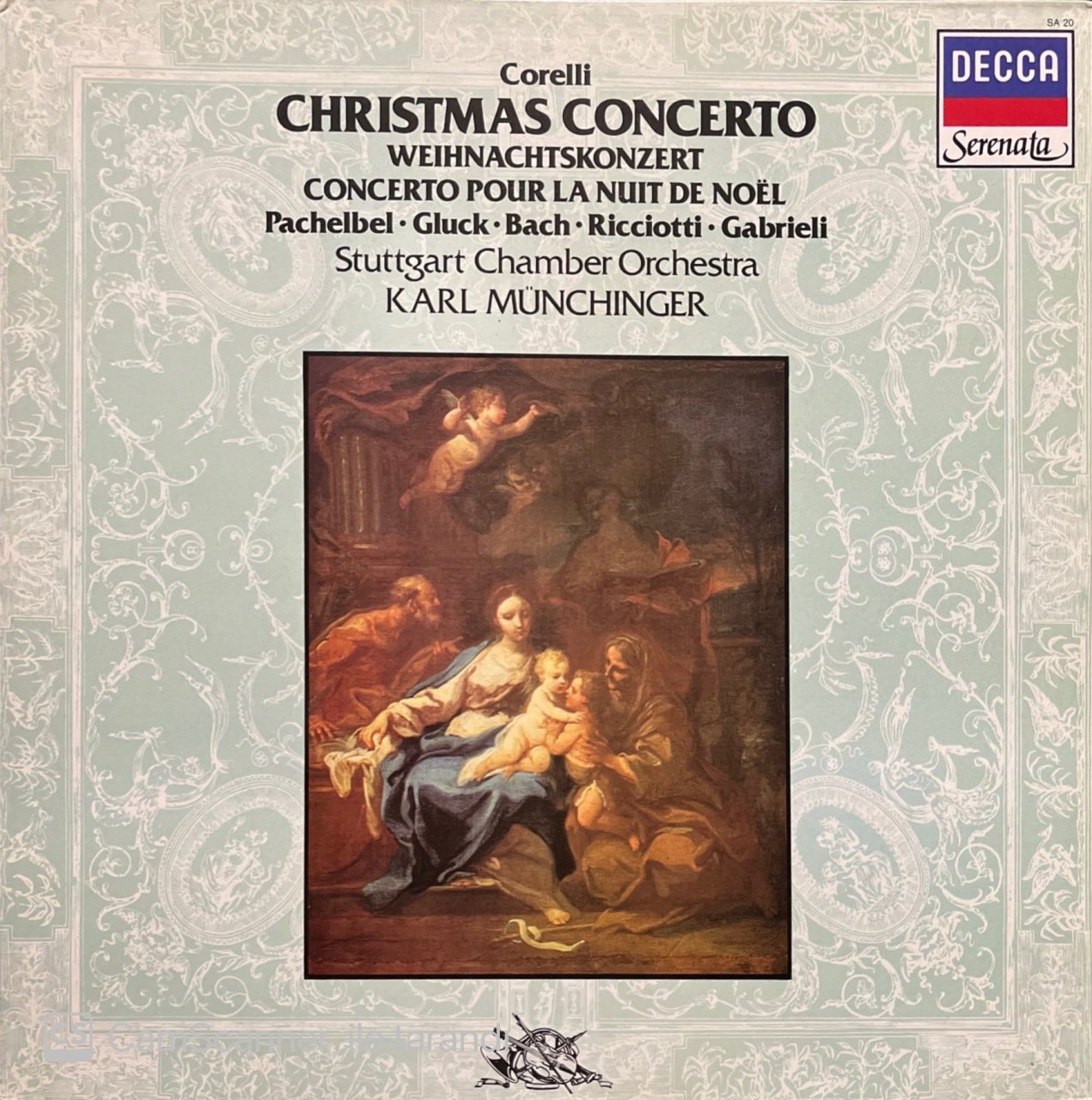 Corelli Christimas Concerto LP Klasik Plak
