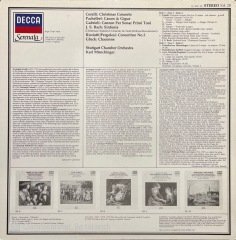Corelli Christimas Concerto LP Klasik Plak
