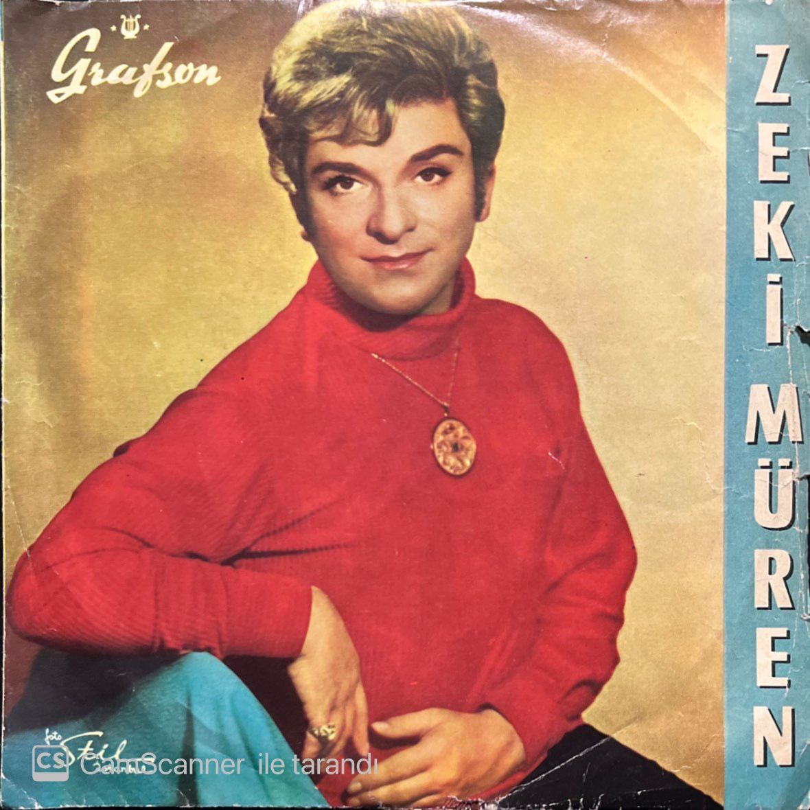 Zeki Müren Seninle Düştüm Dile 45lik Plak