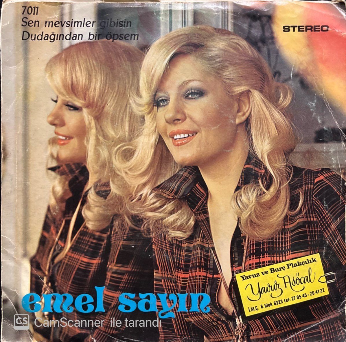 Emel Sayın Sen Mevsimler Gibisin 45lik Plak