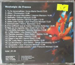 Nostalgie De France CD