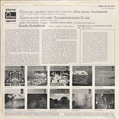 Mozart Haydn Eine Kleine Nachtmusik LP Klasik Plak