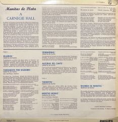 Manitas De Plata A Carnegie Hall LP Plak