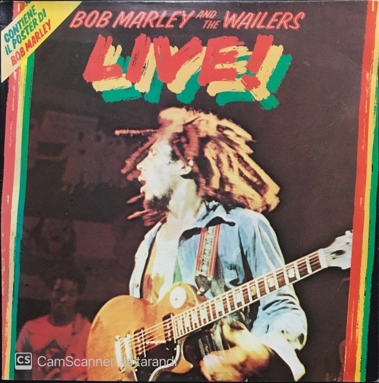 Bob Marley And The Wailers Live LP Plak