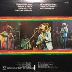 Bob Marley And The Wailers Live LP Plak