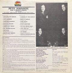 Pete Johnson King Of Boogie Woogie LP Plak