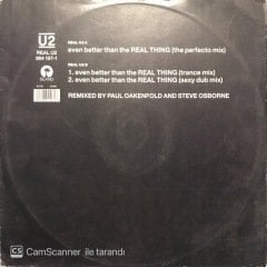 U2 Real Maxi Single LP Plak