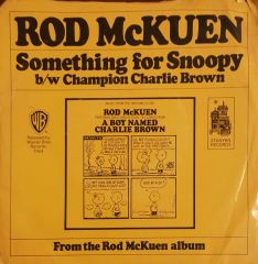 Rod Mckuen Champion Charlie Brown 45lik Plak