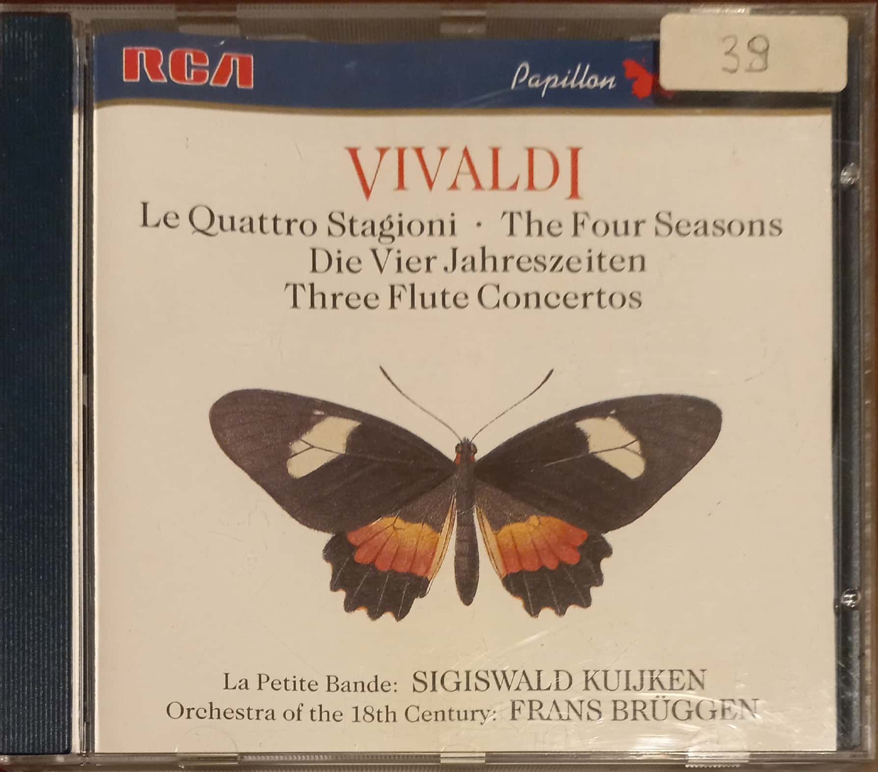 Vivaldi Le Quattro Stagioni The Four Seasons CD