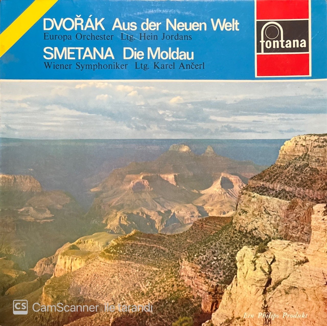Dvorak Aus Der Neuen Welt Smetana Die Moldau LP Klasik Plak
