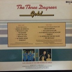 The Three Degrees Gold LP Plak