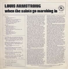 Louis Armstrong When The Saints Go Marching In LP Plak