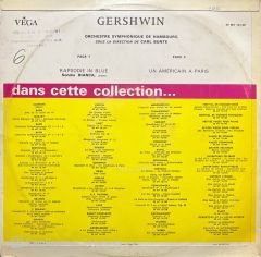 Gershwin Rhapsodie In Blue LP Plak