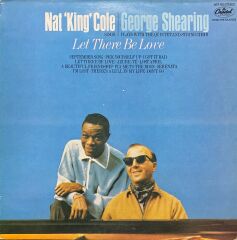Nat King Cole George Shearing Let Three Be Love LP Plak
