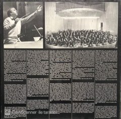 Jean Sibelius The Complete Orchestral Music Volume 1 LP Klasik Plak
