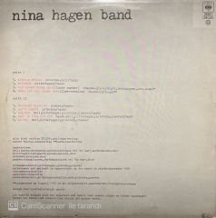 Nina Hagen Band Unbe Hagen LP Plak