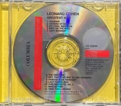 Leonard Cohen Greatest Hits CD