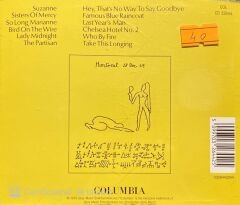 Leonard Cohen Greatest Hits CD