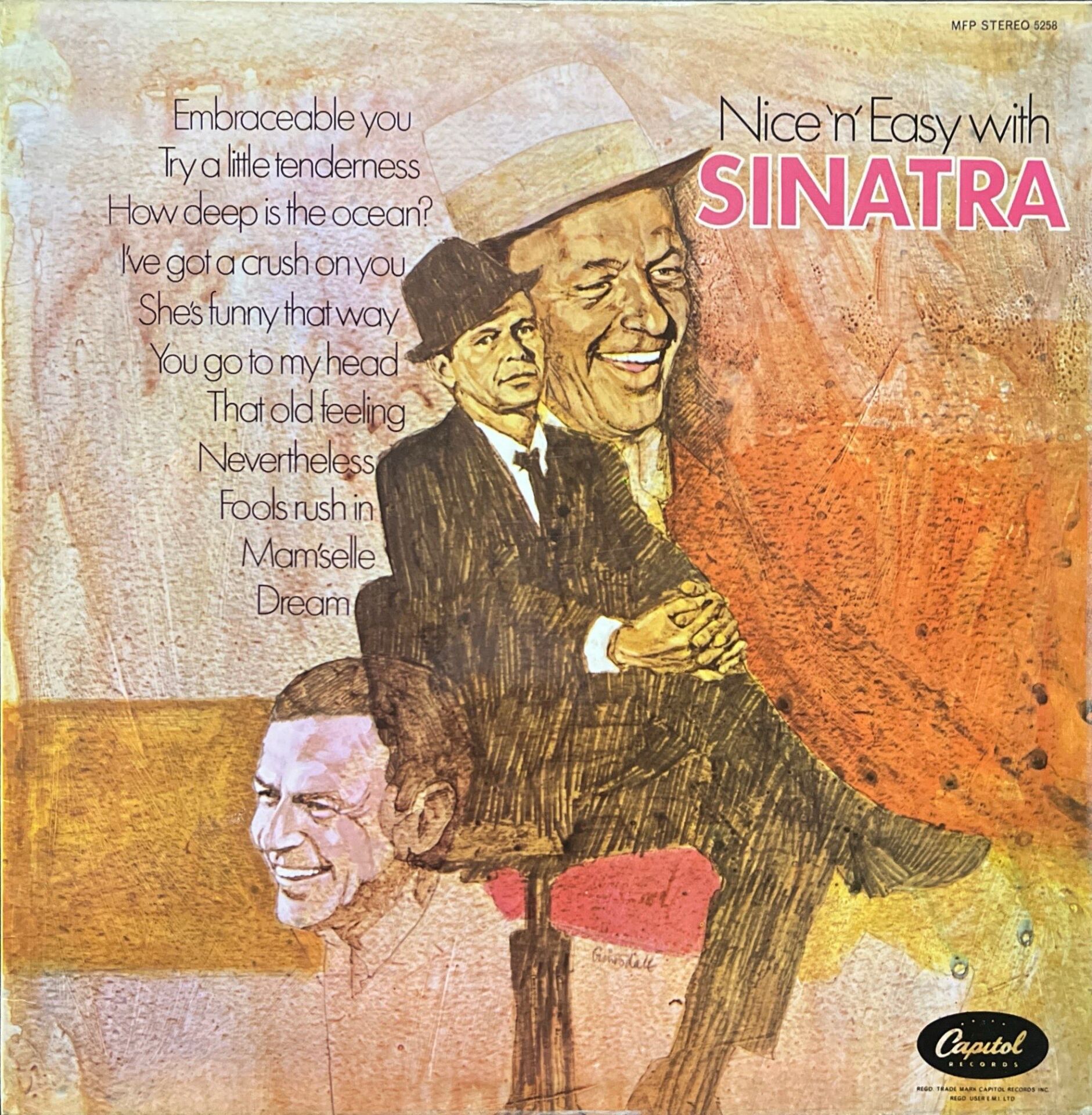 Frank Sinatra Nice 'N' Easy With LP Plak