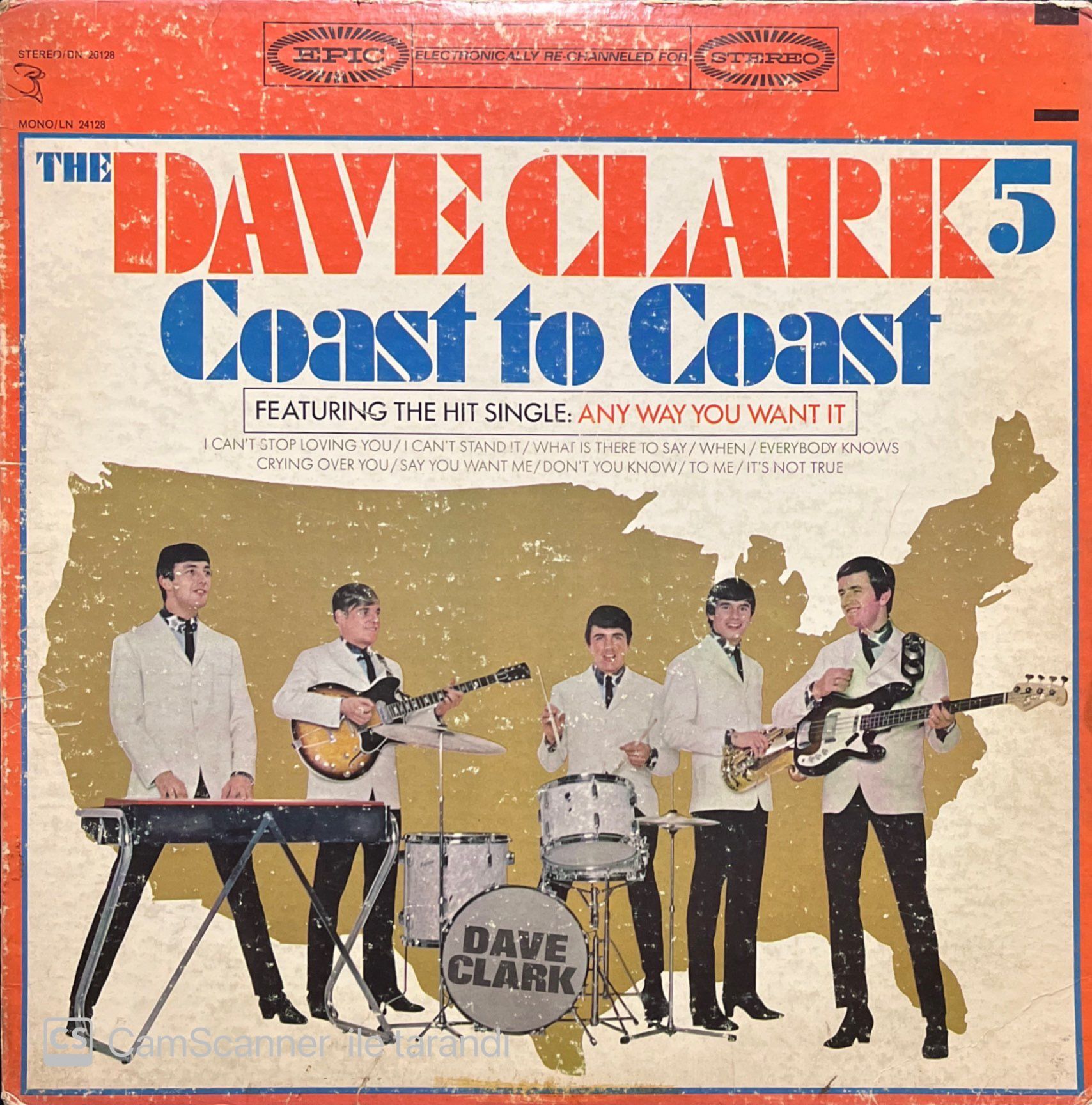 The Dave Clark 5 Coast To Coast LP Plak