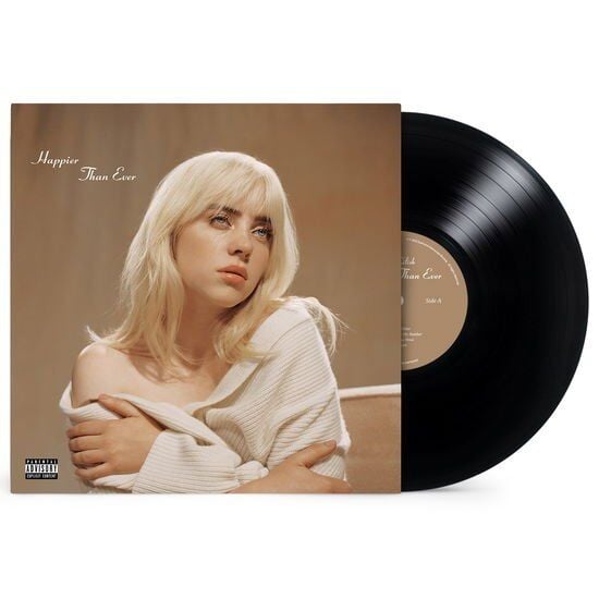 Billie Eilish Happier Than Ever Double LP Plak