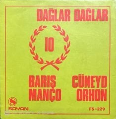 Barış Manço Dağlar Dağlar 45lik plak