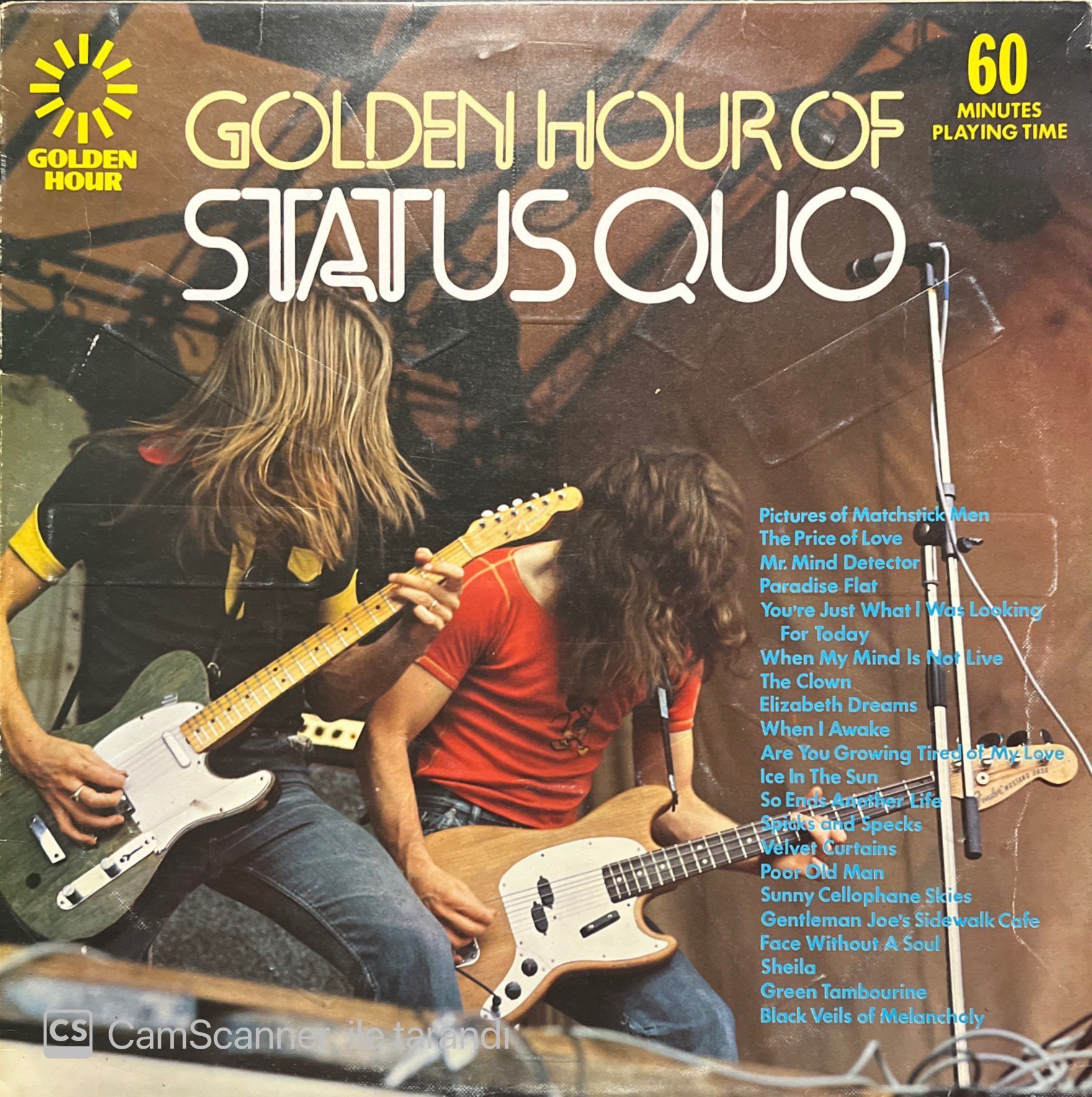 Golden Hour Of Status Quo LP Plak