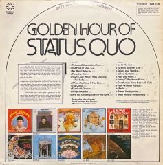 Golden Hour Of Status Quo LP Plak