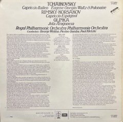 Tchaikovsky Capricio Italien Rimsky Glinka LP Klasik Plak
