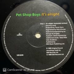 Pet Shop Boys It's Alright LP Plak