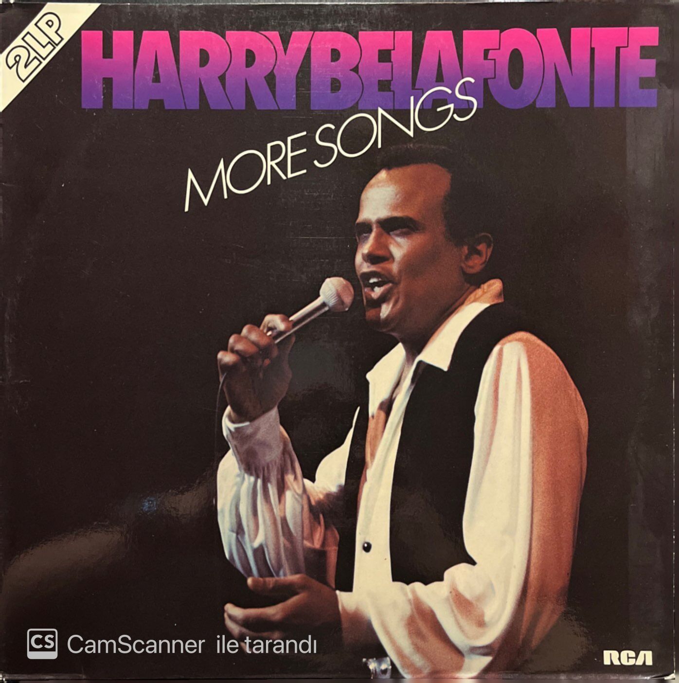 Harry Belafonte More Songs Double LP Plak