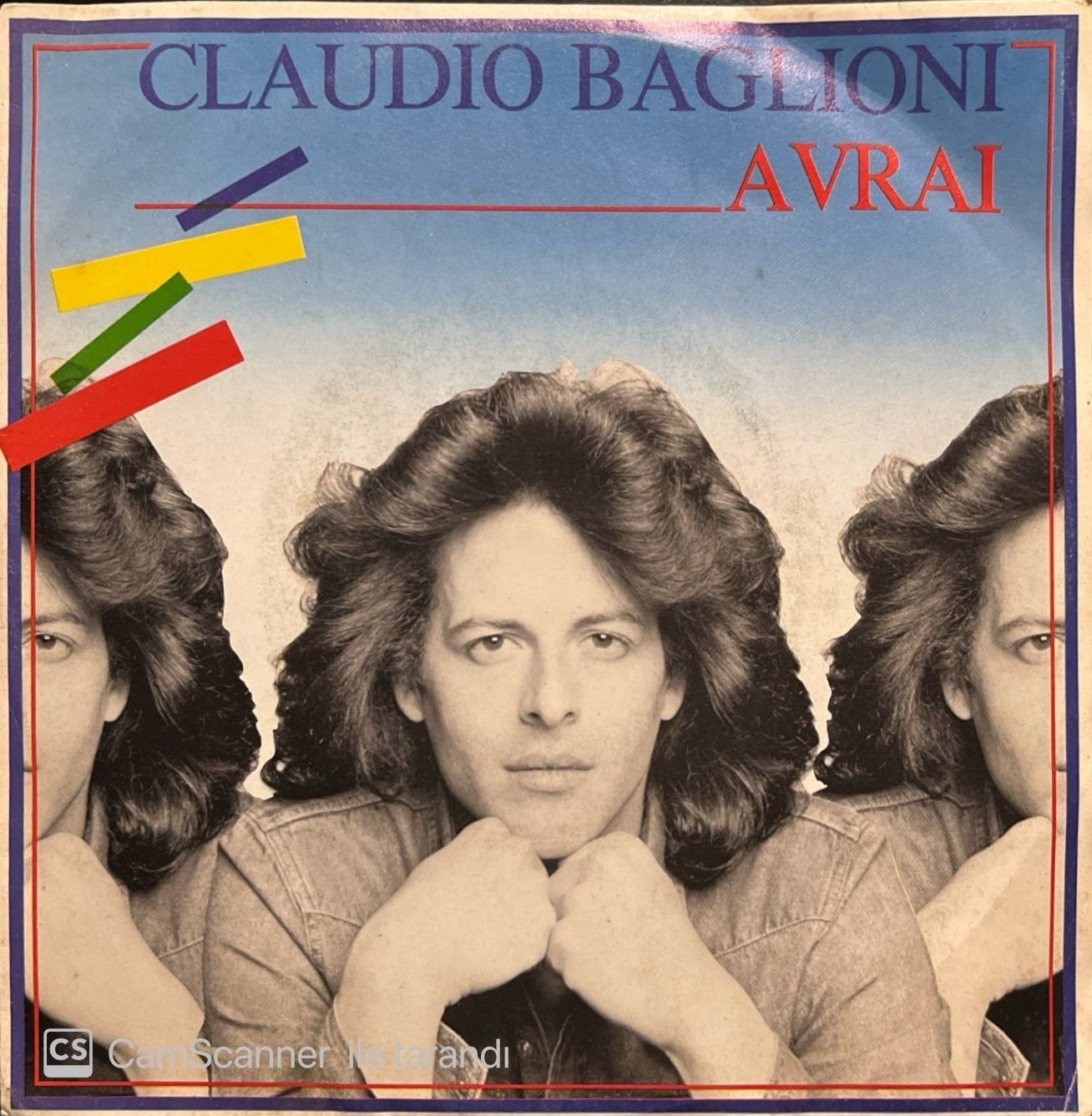 Claudio Baglioni Avrai 45lik Plak