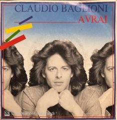 Claudio Baglioni Avrai 45lik Plak