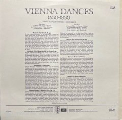 Vienna Dances 1650-1850 LP Klasik Plak