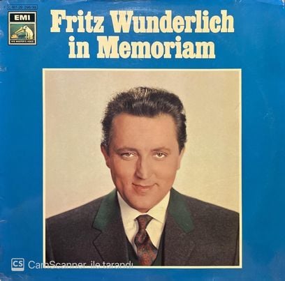 Fritz Wunderlich In Memoriam Double LP Plak