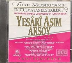 CD Yaseri Asım Arsoy Türk Musiki' sinin Unutulmayan Bestecileri 9 CD