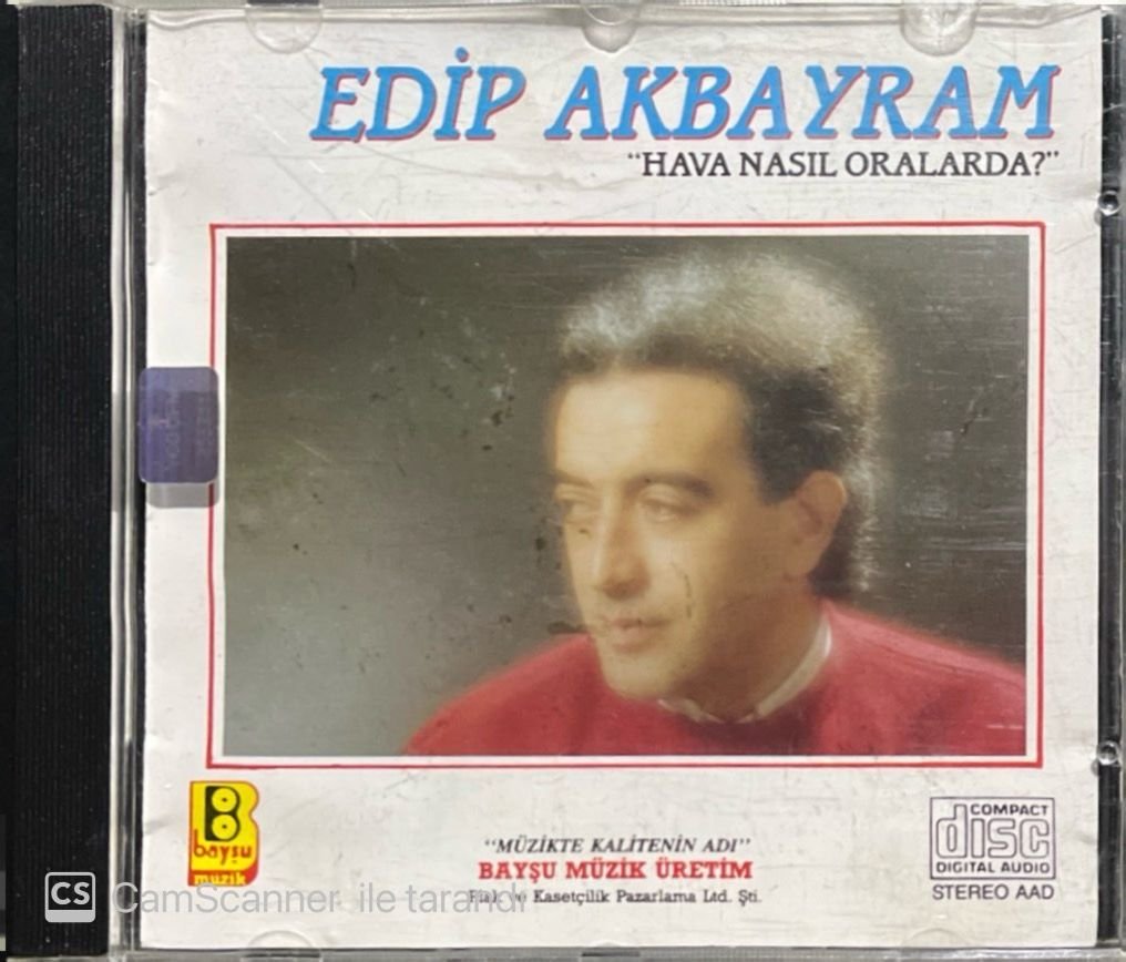 Edip Akbayram Hava Nasıl Oralarda Sarı Bandrollü CD