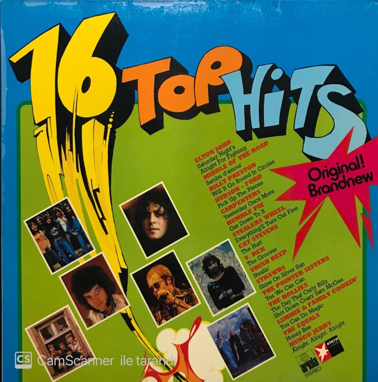 16 Top Hits LP Plak