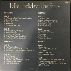 Billie Holiday The Story 4 LP Box Set Plak