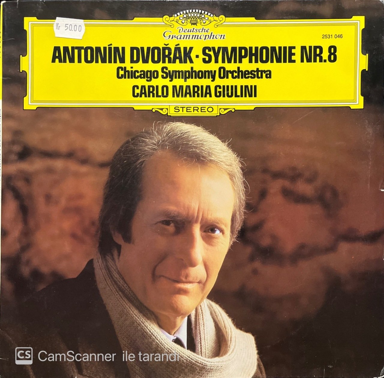Antonin Dvorak Chicago Symphony Orchestra Carlo Maria Giulini LP Klasik Plak