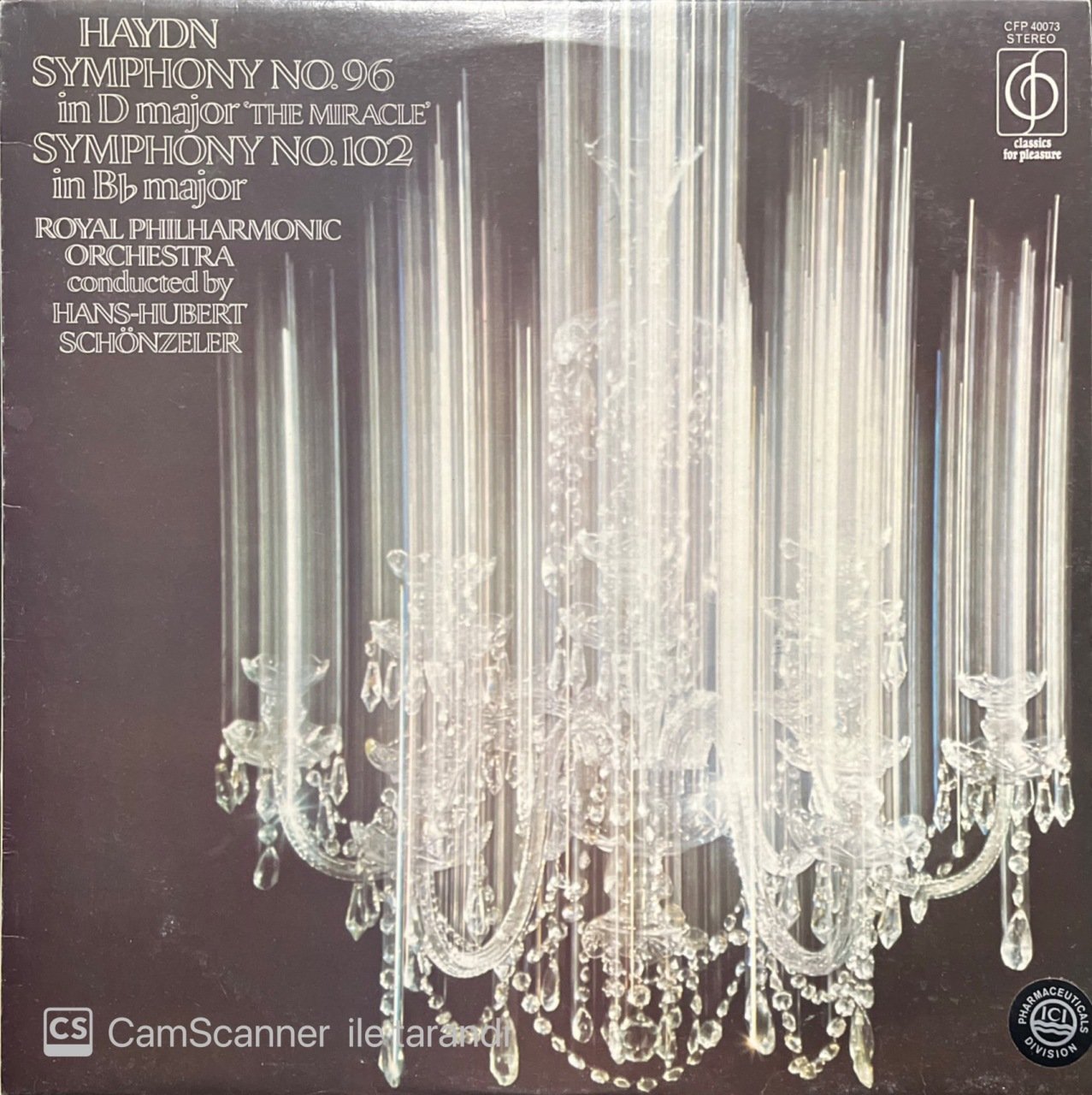 Haydn Symphoy No.96 LP Klasik Plak