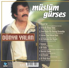Müslüm Gürses Dünya Yalan LP Plak