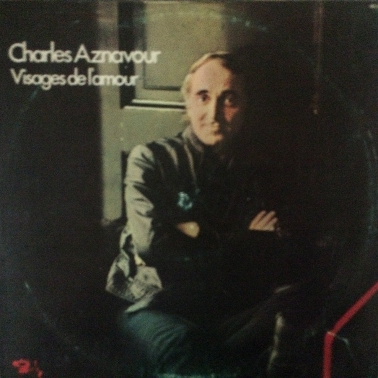 Charles Aznavour Visages De L'amour LP Plak