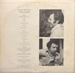 Gordon Lightfoot Summer Side Of Life LP Plak
