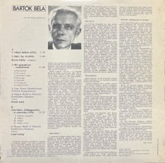 Szeretei Ön Bartok LP Klasik Plak